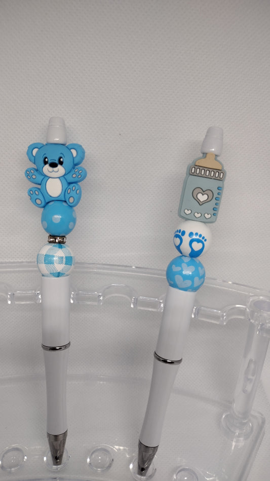 Its A Boy baby bear bottle